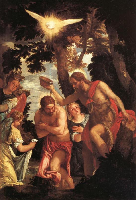 Paolo Veronese The Baptism of Christ Sweden oil painting art